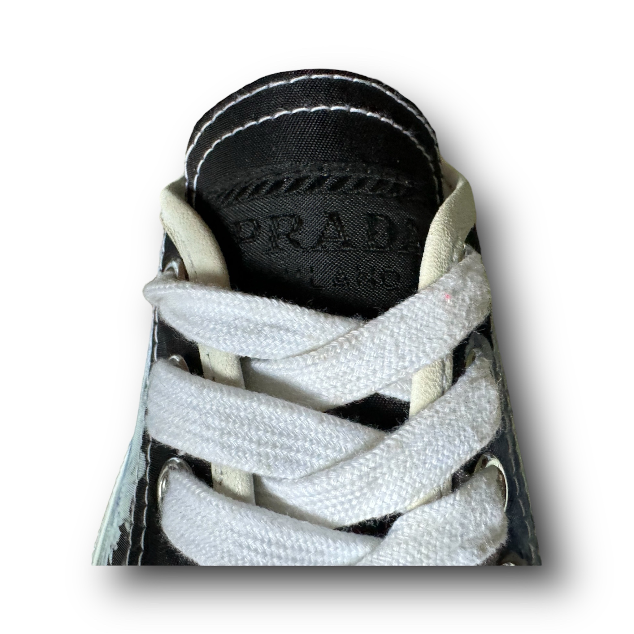 PRADA Women's Canvas Shoes Floral Design Size 35 (US 5) (35 3E4999) - Image 6