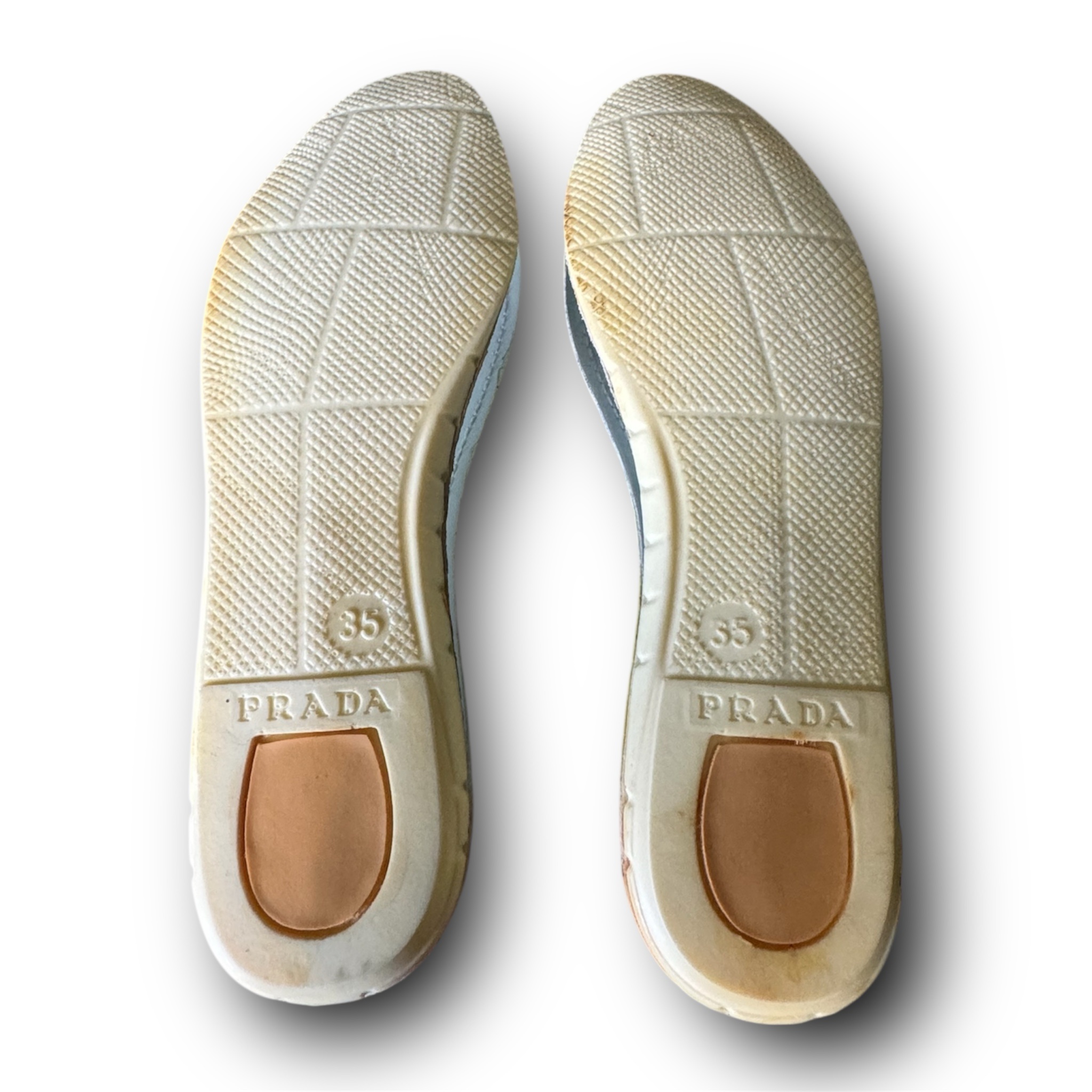 PRADA Women's Canvas Shoes Floral Design Size 35 (US 5) (35 3E4999) - Image 13