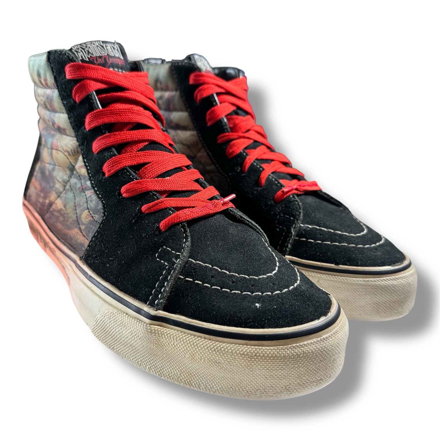 Vans Sk8-hi X Iron Maiden "The Trooper" Rare size US 9 skate shoes - Image 6