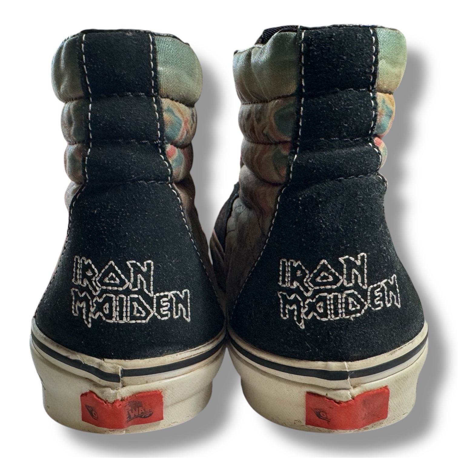 Vans Sk8-hi X Iron Maiden "The Trooper" Rare size US 9 skate shoes - Image 7