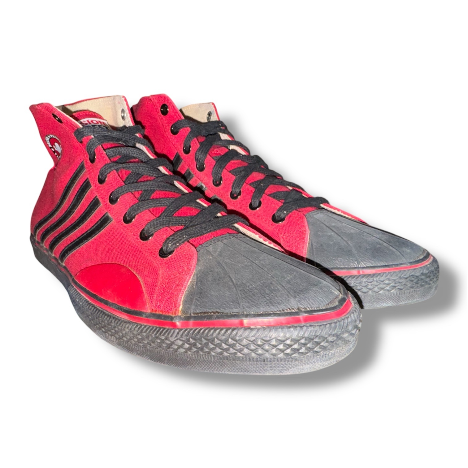 Vintage Vision Street Wear Duane Peters 4 Stripe MOD Skate Shoe Mens Size 13 - Image 7