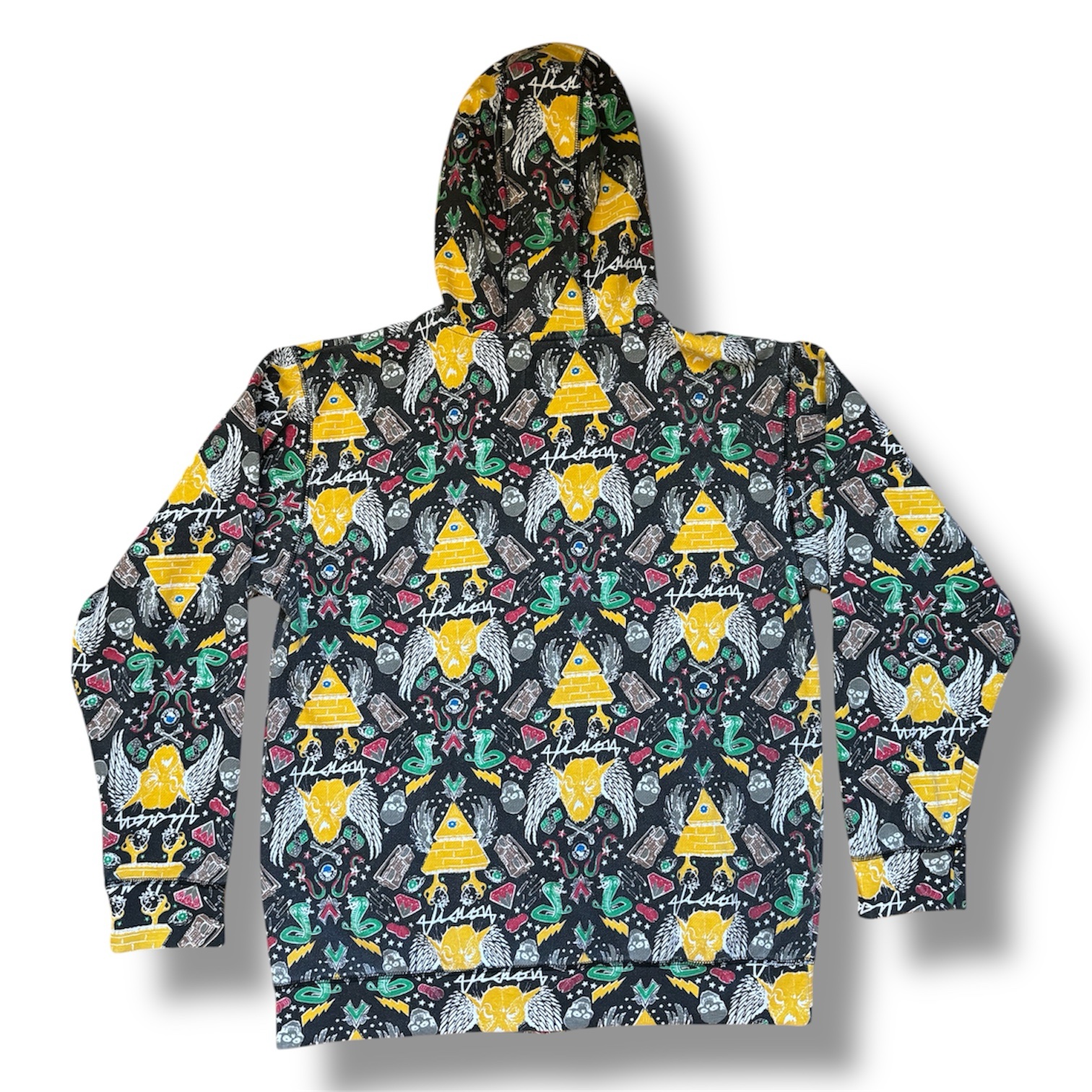 Vision Street Wear Full Zip Up Monster Face Hood Large (volcom Ryan Sheckler) - Image 7