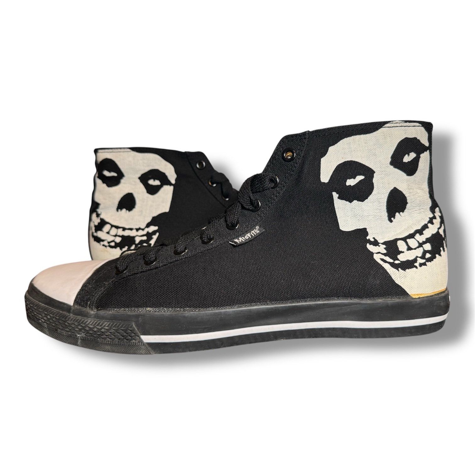 Vision Street Wear x Misfits Fiend Skull Sneakers Men’s US 13 Rare Punk Skate - Image 2
