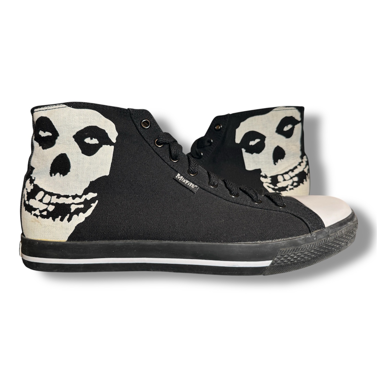 Vision Street Wear x Misfits Fiend Skull Sneakers Men’s US 13 Rare Punk Skate - Image 3