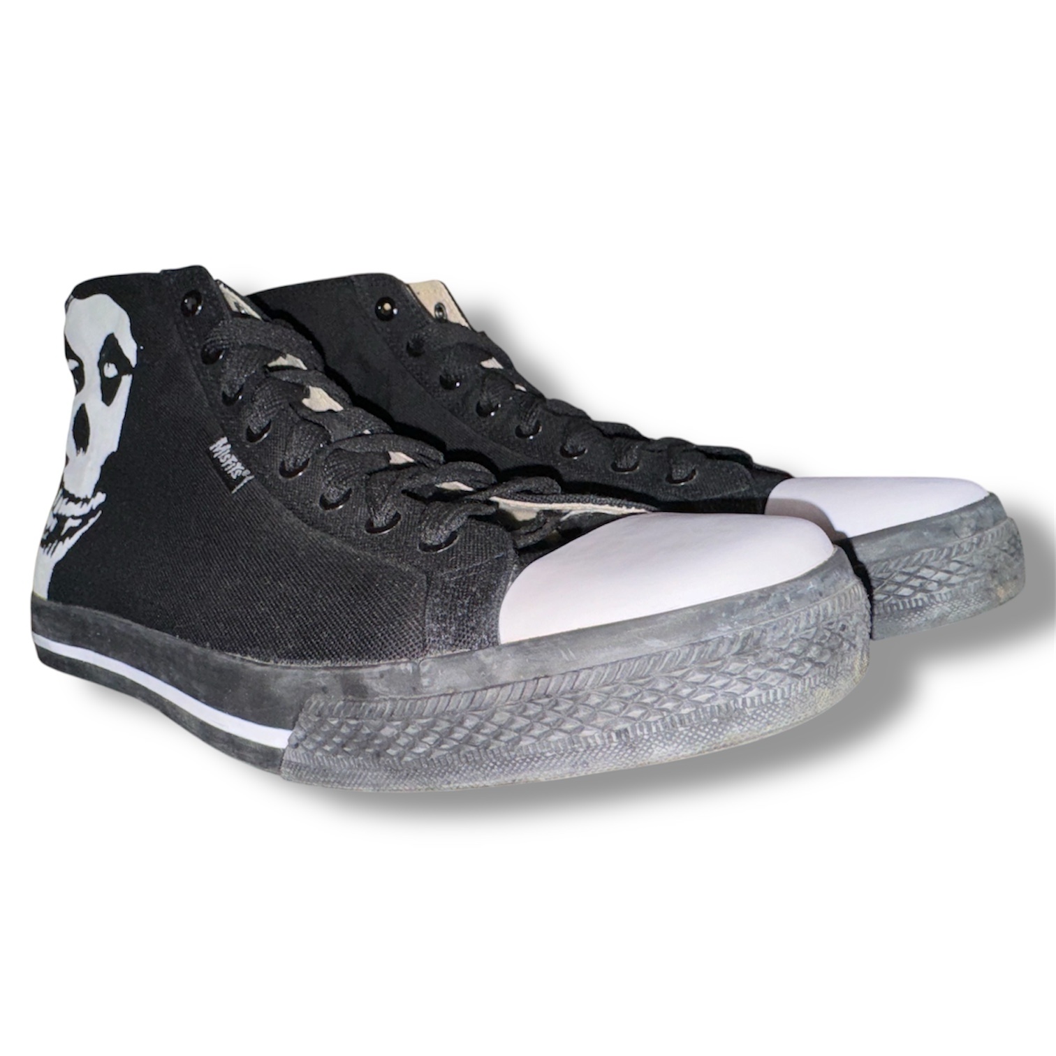 Vision Street Wear x Misfits Fiend Skull Sneakers Men’s US 13 Rare Punk Skate - Image 9