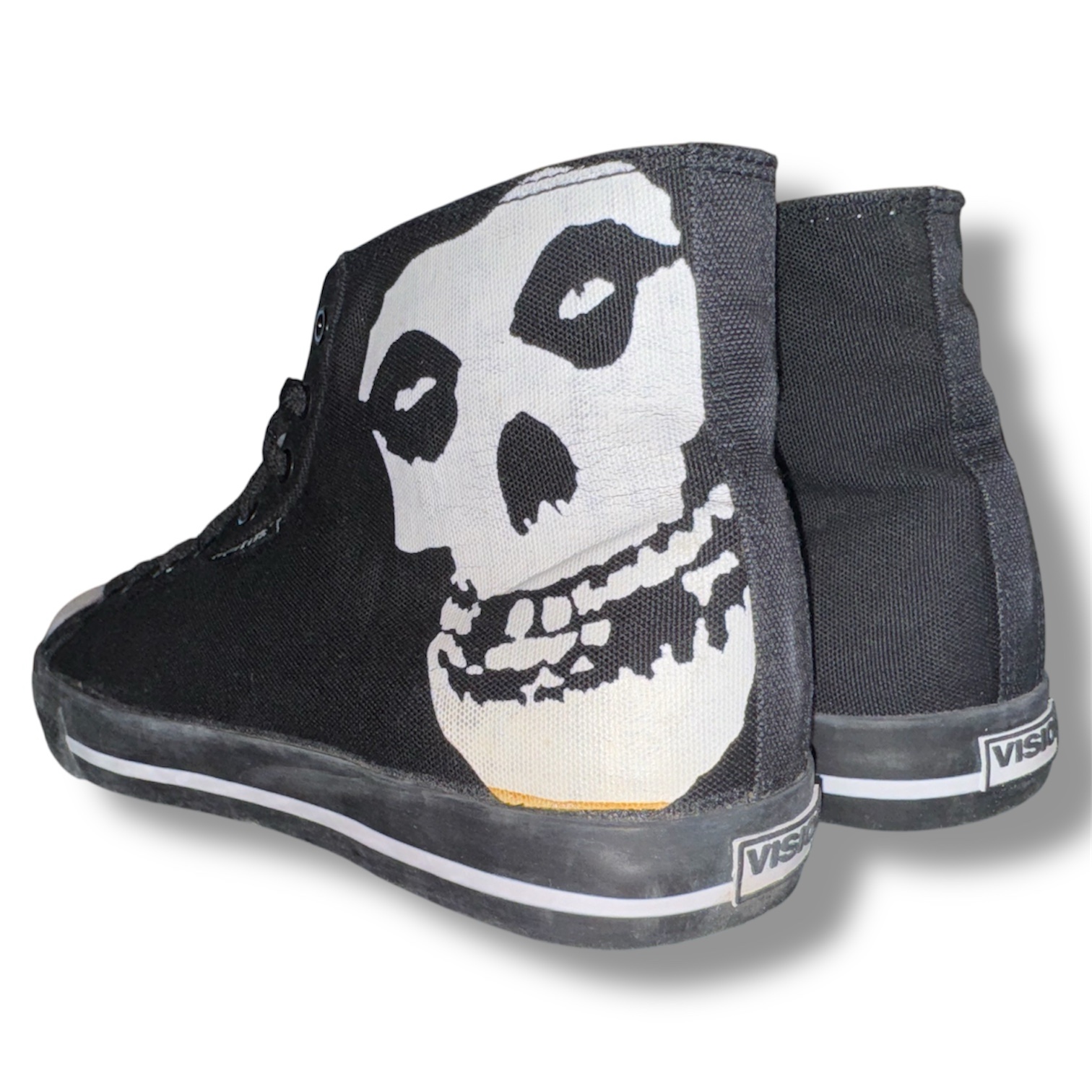 Vision Street Wear x Misfits Fiend Skull Sneakers Men’s US 13 Rare Punk Skate - Image 11