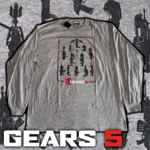 Gears Of War 5 (Men's XXL) NWT Weapons Long Sleeve T Shirt H3SPORTGEAR Official