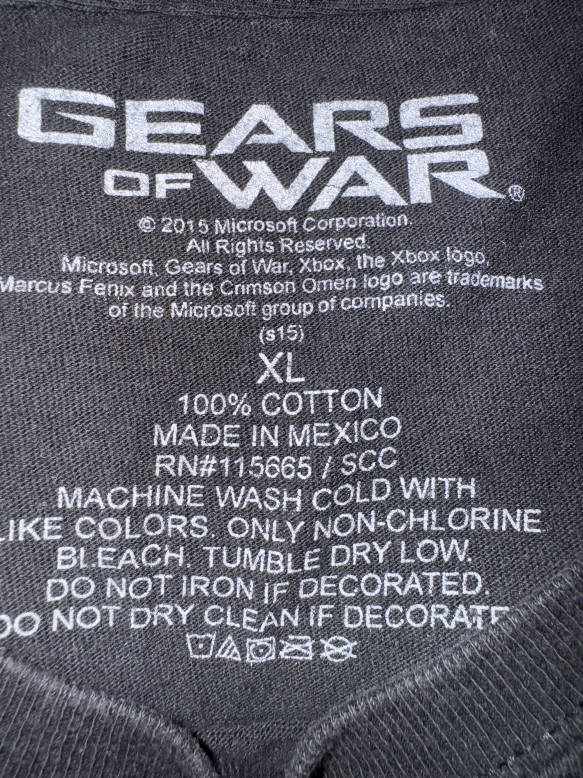 Gears Of War (Men's XL) Official T Shirt Merchandise Promo 2015 - Image 4