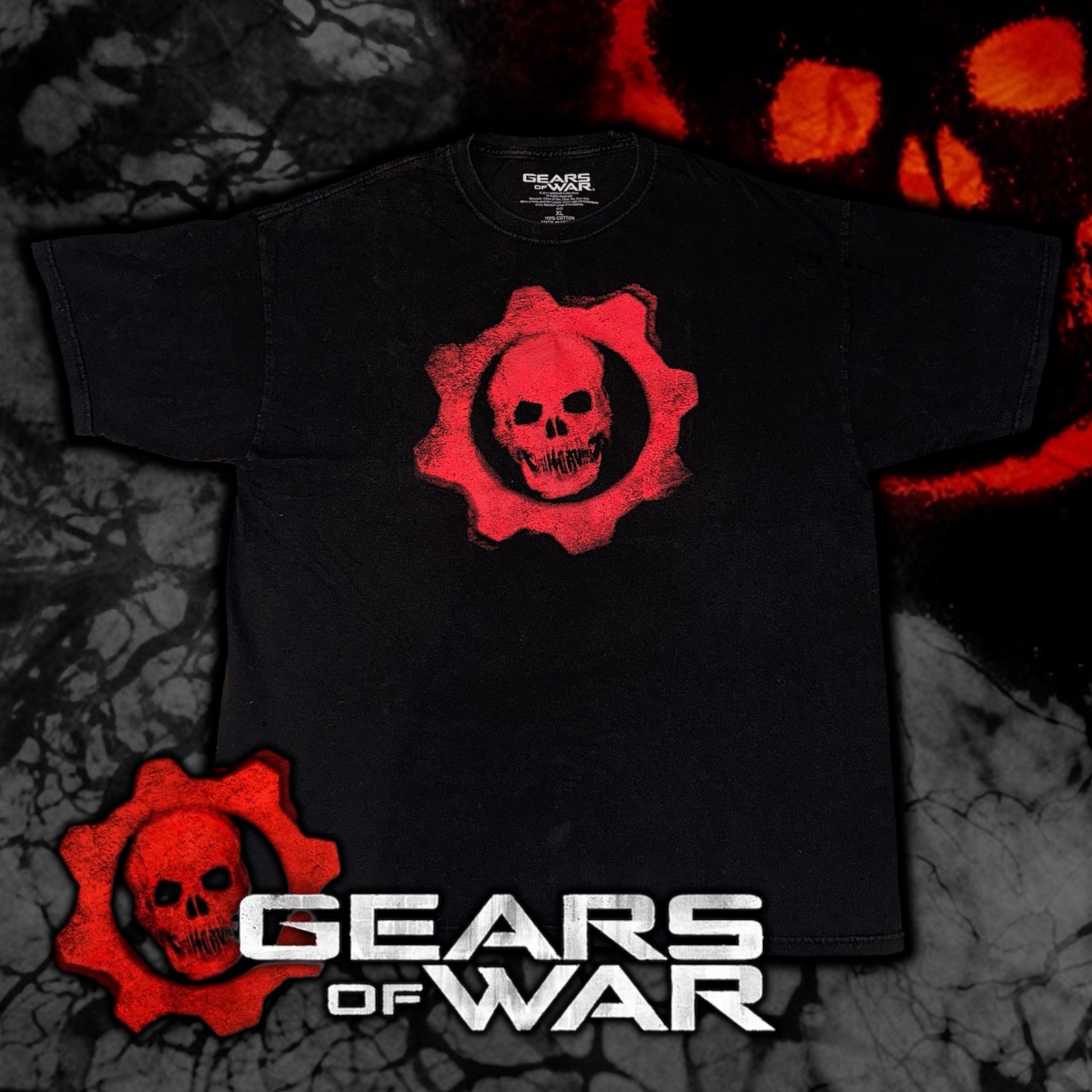 Gears Of War (Men's XL) Official T Shirt Merchandise Promo 2015