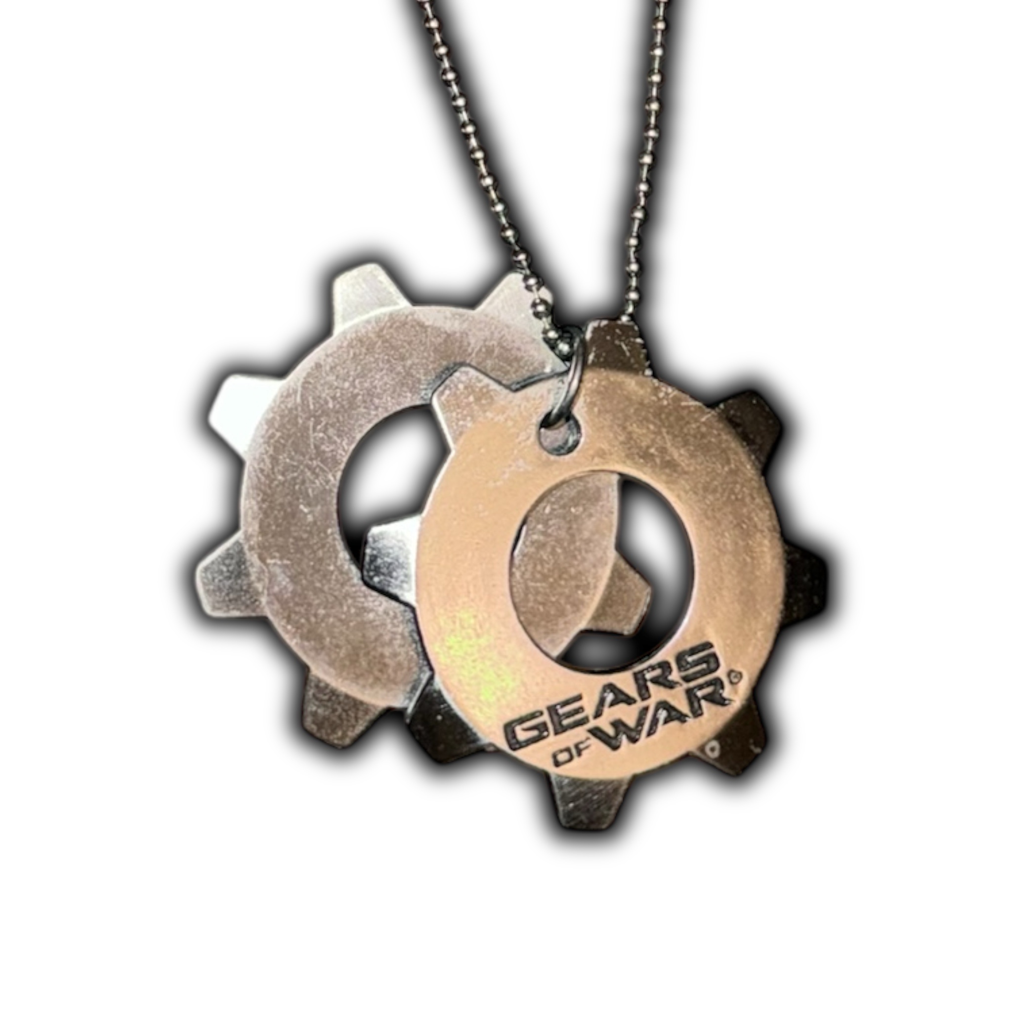 Gears of War GameStop Pro Rewards Cog Tags Necklace Official Merchandise - Image 2