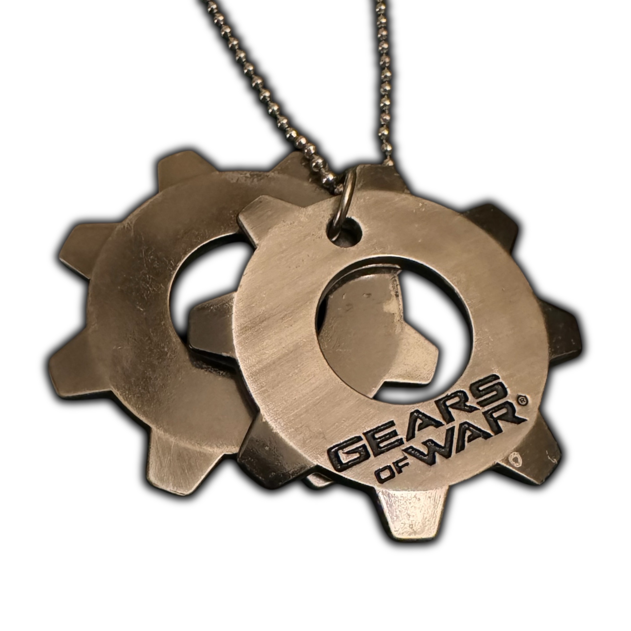 Gears of War GameStop Pro Rewards Cog Tags Necklace Official Merchandise - Image 3