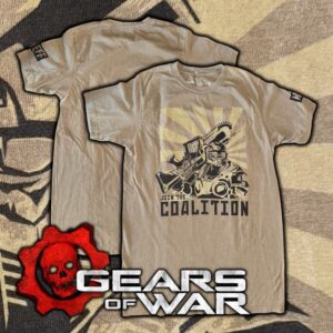 Gears of War X Neff "Join The Coalition" Carmine Men's T Shirt (small) Official