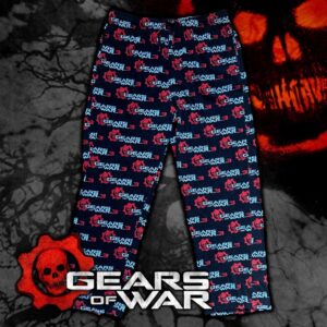 Gears Of War 3 (Men's L) Pajama Pants Official Merch Promo 2011 RARE PJ Bottom